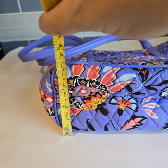 Vera Bradley Floral Tote Bag in Purple - Picture 7 of 11